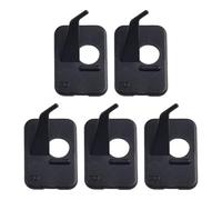 Getdoublerich 5 soportes para flechas para caza de arco recurvo, soporte de plástico PE para mano izquierda y derecha, accesorio ligero para disparar