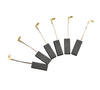 Getdoublerich 6 cepillos de carbono para motosierra McCulloch 2200, compatibles con flymo para woodshark 350, piezas de motor de repuesto X73 D94