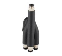 Getdoublerich Adaptador PTFE de 10 cm para laboratorio Bambu, conector de tubo de filamento ABS para P1P X1C A1 Mini, compatible con fibra de carbono TPU95A PET-CF