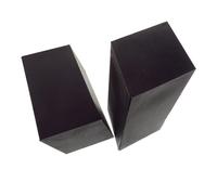 Getdoublerich Almohadilla de lijado manual, 90 x 190 mm, clip de papel de lija de poliuretano con diseño sin ganchos para pulir y proyectos manuales, color negro
