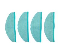 Getdoublerich Almohadillas de microfibra compatibles con cecotec para aspiradora robot Conga 8090 Ultra/9090 AI, paños de limpieza reutilizables lavables con cepillo, paquete de 4/10