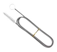 Getdoublerich Cepillo limpiador de tuberías de drenaje de techo corredizo de coche, alambre de acero flexible de 150 cm con cabezal de nailon para limpieza automática de drenaje de CA, resistente al