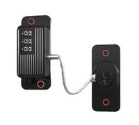 Getdoublerich Cerradura de seguridad, llave de código del hogar, caja fuerte para gabinete, refrigerador, cajón, combinación digital, cerradura de hardware de contraseña sin llave