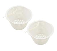 Getdoublerich Cesta de filtro de piscina compatible con Pentair B-172 Skimmer, repuesto ABS para una eliminación eficiente de desechos de hojas, instalar colador blanco