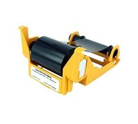Getdoublerich Cinta monocromática negra 800033-301 para impresora de tarjetas Zebra ZXP3 ZXP Series 3, cinta de transferencia térmica de resina para 200 tarjetas de identificación
