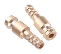 Getdoublerich Conector de antorcha TIG, 2 adaptadores de agua de gas macho de 6 mm, conexión rápida para entrada de soldadura, piezas de repuesto