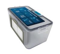 Getdoublerich Contenedor de repuesto para caja de polvo, compatible con Cecotec para Conga 999 para robot aspirador Conga M20, accesorios de cubo de basura