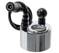 Getdoublerich Disco de vidrio transductor de fuego eléctrico M-011B para Optimyst, pieza de calentador de repuesto con herramienta de extracción para modelos Dimplex