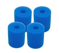 Getdoublerich Esponja de filtro de piscina, 4 piezas tipo A, H S1, elemento de filtro lavable, accesorio de repuesto reutilizable para herramienta de limpieza