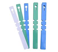 Getdoublerich Etiquetas para plantas, paquete de 100 unidades, cordones de PVC de 21 x 2 cm, herramienta de etiquetado de árboles y agricultura para identificación de viveros