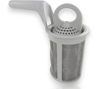 Getdoublerich Filtro de tamiz grueso para AEG para Electrolux para lavavajillas Zanker Zanker, pieza de repuesto 50297774007, colador de plástico de 80 mm de diámetro