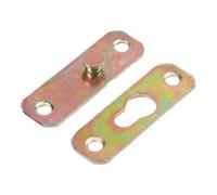 Getdoublerich Ganchos para fotos, 30 unidades, cierre de metal para marco de armario, cierres de hierro, exhibición de pared, herrajes de dientes de sierra resistentes