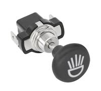 Getdoublerich Interruptor de faro delantero de 12 V para carrito de golf, compatible con & EZGO, pieza de repuesto de interruptor de luz de metal 4034, color negro