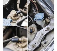 Getdoublerich Juego de 80 cubiertas de goma negra para el polvo, válvula de carburador de varios tamaños para protección contra fugas de aire del motor del automóvil, kit de sellado automotriz