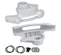 Getdoublerich Kit de 2 cabezales de montaje de cambiador de neumáticos de perfil bajo, repuesto de nailon resistente para máquinas Series 5000 6000 7000