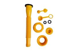 Getdoublerich Kit de boquilla de ventilación de repuesto para recipientes de combustible de plástico, punta de vertido flexible compatible con Blitz, Midwest, para cetro