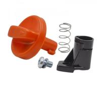 Getdoublerich Kit de interruptor de botón para cortacésped Bosch FS91, FS111, FS131, HT102, HT103, 4180, 180, 9500, kit de repuesto de 4 piezas con perilla resistente a la intemperie, base, resorte y