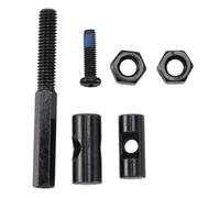Getdoublerich Kit de montaje de tornillo de anillo de acero inoxidable para scooter eléctrico Ninebot MAX, accesorios de cubierta de repuesto con tuercas y pernos, plateado, 2 juegos