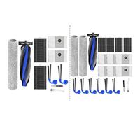 Getdoublerich Kit de piezas de repuesto para Ecovacs para deebot T90 Pro Omni, filtro de cepillo lateral principal, bolsas de polvo, nailon resistente al desgaste y carbón activado, juego