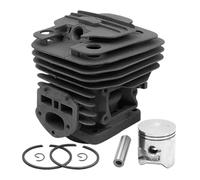 Getdoublerich Kit de pistón de cilindro de motosierra, juego de reconstrucción de 40,5 mm para modelos P340 P340S P350S 579492001, montaje para revisión del motor