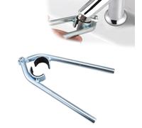 Getdoublerich Llave aireadora para grifo, llave ajustable de burbuja de 21,5 a 27 mm, herramienta de acero al carbono para quitar o instalar la boquilla de tubería sin rayar