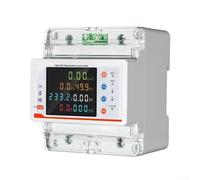 Getdoublerich Medidor de electricidad monofásico WiFi con protección contra sobretensiones monitorea tu consumo de energía, para Tuya Smart Circuit Breaker Rastrea eficientemente el uso de energía
