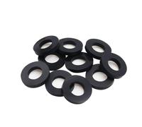 Getdoublerich Paquete de 10 juntas de silicona para anillo para adaptador de reparación de boquilla Sodaclub, junta tórica de repuesto negra, 0,3 cm de grosor