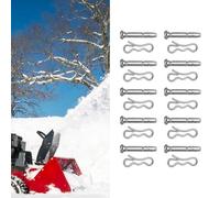 Getdoublerich Paquete de 20 pasadores de corte y pasadores para quitanieves, reemplaza 738-04124A 714-04040, se adapta a la mayoría de modelos de 2 etapas de 3 etapas de 22 pulgadas, 24 pulgadas y 26