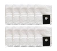 Getdoublerich Paquete de 4/10 bolsas de vacío para mopa húmeda y seca Eureka NEW400, bolsas de polvo no tejidas de 4 capas, piezas de repuesto de alta capacidad para aspiradora inalámbrica con sistema