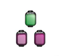 Getdoublerich Para DJI Flip NDFilters - Juego de filtros de lente de dron, kit de filtro de lente MCUV HD de vidrio óptico para cámara de vidrio óptico con tapa de lente (CPL+ND8+ND16)