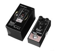 Getdoublerich Pedal de efectos de guitarra eléctrica, distorsión, compresor, retardo analógico, coro clásico que garantiza, equilibra y proporciona una experiencia de sonido realista (RF16)