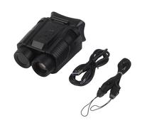 Getdoublerich Prismáticos nocturnos digitales 4K con pantalla HD de 2 pulgadas, zoom 28X, batería recargable de 3600 mAh para caza y observación de estrellas