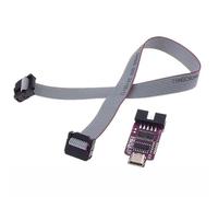 Getdoublerich Programador USB Blaster tipo C para FPGA CPLD, soporta modos AS/PS/JTAG y depuración Nios II, cable de descarga rápida para Stratix para Cyclone MAX Series