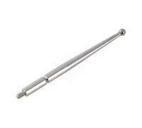Getdoublerich Punta de bola de carburo para indicador, rosca M1.6 de 2 mm de diámetro, 36.8 mm de longitud, compatible con 513-114/513-514E