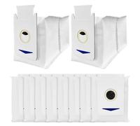 Getdoublerich Repuesto de bolsa de polvo, compatible con accesorios de piezas Yeedi para m12 Pro+, bolsa de recogida desechable para robot aspirador