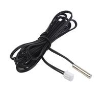 Getdoublerich Sonda de sensor de temperatura de termistor 10K 1% 4 x 20 mm B3950 con cable de PVC de 1 m y terminal XH2.54 para aire acondicionado y calentador de refrigerador, -40 a 300 °C