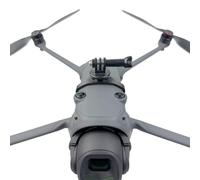Getdoublerich Soporte de expansión para Mavic 4 Pro, adaptador de montaje de PC para cámara deportiva panorámica y luz de relleno, accesorio compacto, color negro