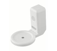 Getdoublerich Soporte de pared para Echo Dot de 5ª y 4ª generación, soporte ABS con almacenamiento de cable, soporte de ahorro de espacio para Alexa para altavoz inteligente (negro)