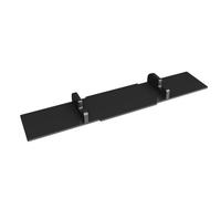 Getdoublerich Soporte vertical acrílico para PlayStation Portal, soporte de escritorio de doble ranura para tabletas de 9.7 pulgadas y teclados inalámbricos, base de base de carga estable, color negro