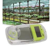 Getdoublerich Termómetro solar para uso en interiores y exteriores, pantalla digital de temperatura con 24 horas de historia mínima/máxima, rango de -25 °C a 60 °C, resistente al agua con ventosa para