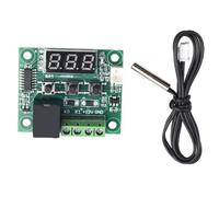 Getdoublerich Termostato digital controlador de temperatura de -50 a 110 °C, 12 V CC 20 A, módulo de interruptor de relé con sensor para calefacción, refrigeración, incubadora de acuario