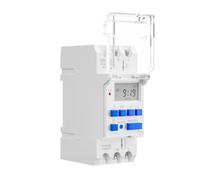 Getdoublerich TM919TK - Temporizador astronómico 16A 3200W, control automático de amanecer y atardecer con ajustes de latitud/longitud, 8 ciclos de programa para iluminación