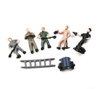 Getdoublerich Transforma tus dioramas con 27 figuras de trabajadores de tren modelo en escala 87