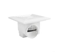 Getdoublerich Ventilador de techo de extracción, ventilador integrado de ventilación para baño y cocina - Potente y silencioso extractor de aire para el hogar, montaje empotrado (20 * 20 cm)