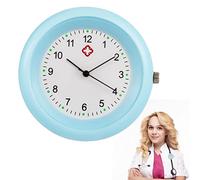 Geteawily Reloj de estetoscopio para enfermera, relojes de fijación de estetoscopio con símbolos | Reloj de bolsillo resistente al agua para médicos, personal de clínica, profesionales, azul, 1