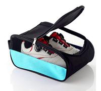 Getfitsoo Bolsa para Zapatos de Golf, Bolsas de Zapatos de Golf para Hombres y Mujeres, Bolsas de Transporte con Cremallera con ventilación, Bolsa de Zapatos Deportivos de Viaje, Azul Cielo, Common
