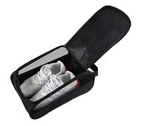 Getfitsoo Bolsas para Zapatos de Golf al Aire Libre, Bolsa de Zapatos de Viaje con Cremallera, Negro