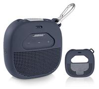 getgear Funda de silicona para altavoz Bose SoundLink Micro portátil al aire libre, diseño personalizado que protege la piel en las 6 direcciones, mejor combinación en forma y color (azul medianoche)