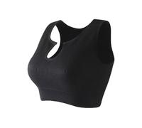 Getheyshape Shape Me Up Crop Top, 2025 Shape Me Up Crop, Built-in Shaping, Gathered Beautiful Back(Black,M)