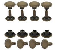 GETMORE Parts Remaches Cabezal Doble, Acero, 100 Piezas - Antiguo, 12 mm